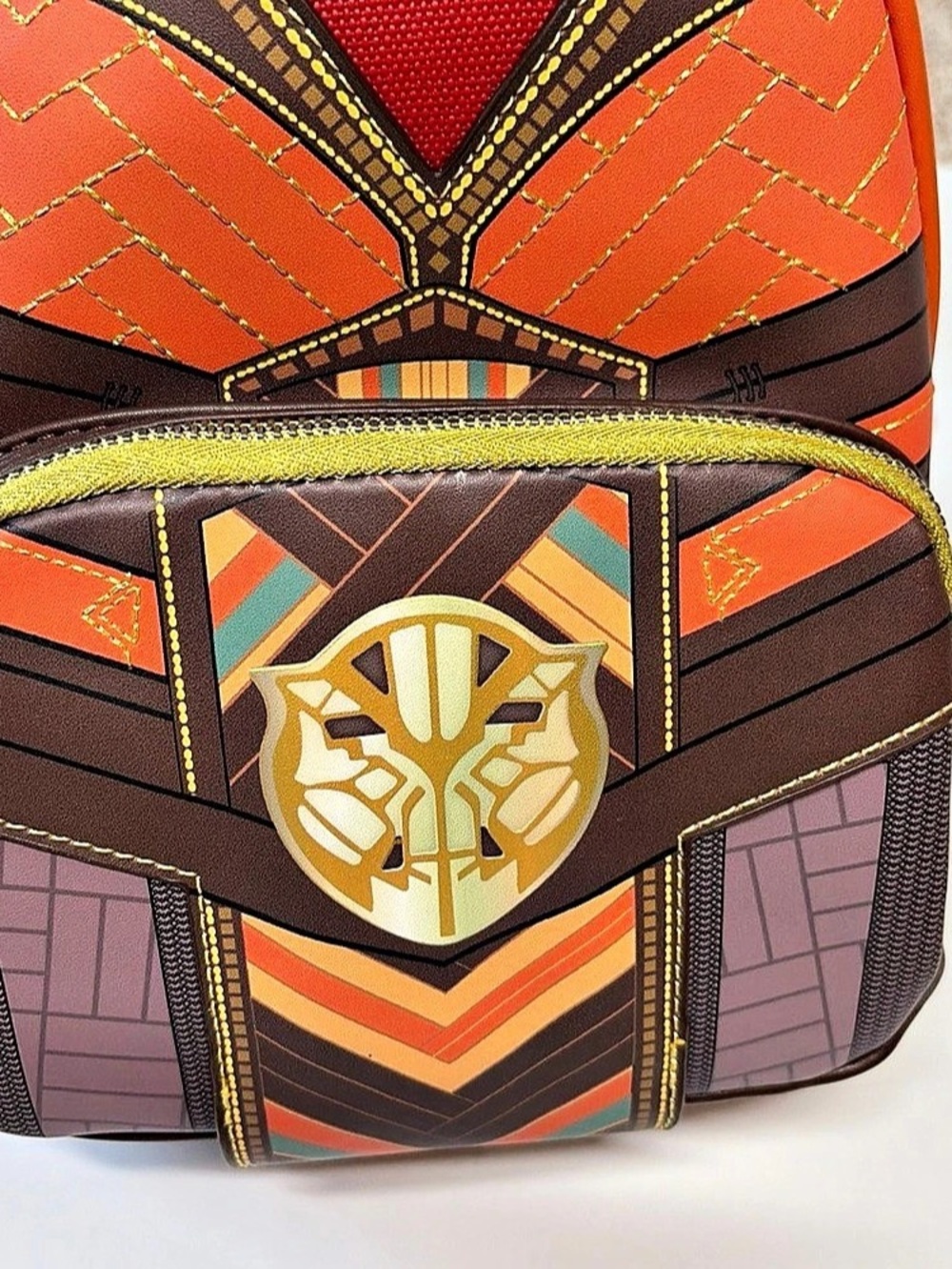 NWT Loungefly Marvel Black Panther Wakanda Forever Okoye Cosplay Mini Backpack - Picture 4 of 13